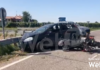 Scontro auto-moto all’incrocio per Cassanigo: un giovane al Bufalini