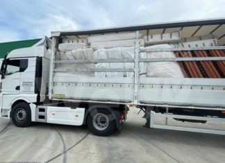 Associazione Cuore e Territorio, donazione letti, materassi e condizionatori alle famiglie alluviate dei Comuni della bassa Romagna