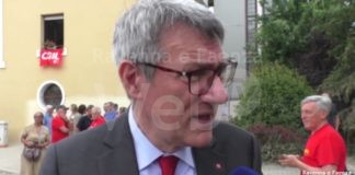 Maurizio Landini alla CGIL di Faenza