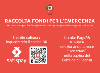 Raccolta fondi per Faenza: sul conto corrente del Comune raggiunti 500 mila euro