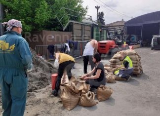 Bagnacavallo: Post alluvione, sacchi di sabbia, come smaltirli
