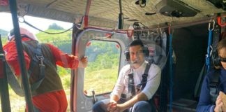 De Pascale sorvola il territorio provinciale colpito dall’alluvione con il nuovo direttore regionale dei Vigili del Fuoco Francesco Notaro