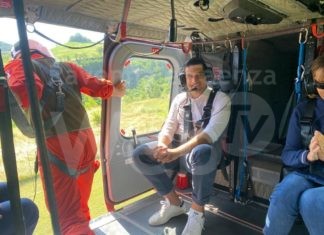De Pascale sorvola il territorio provinciale colpito dall’alluvione con il nuovo direttore regionale dei Vigili del Fuoco Francesco Notaro