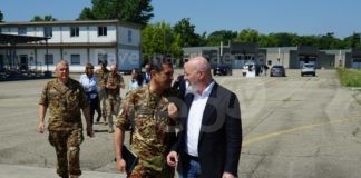 Iniziata con il sorvolo sulle aree colpite la visita del Commissario Figliuolo | FOTO