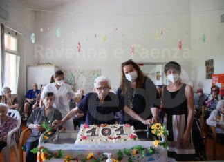 Festeggiati a Voltana i 101 anni di Colomba Cavina