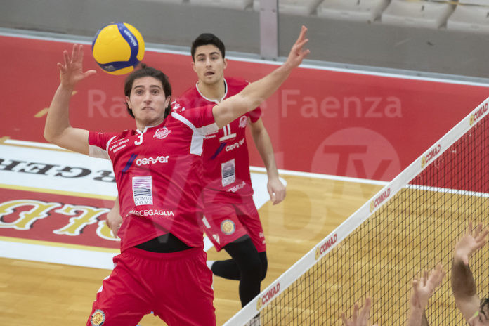 RAVENNA 6/02/2021. VOLLEY SERIE B. Consar Porto robur costa - San Marino.