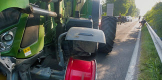 “Carambola” a Sant’Alberto coinvolti un trattore e due auto, due i feriti trasportati al Bufalini