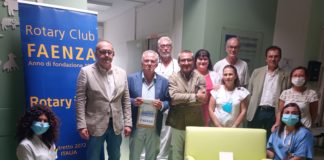 Donazione del Rotary Faenza alla Pediatria dell’ospedale manfredo