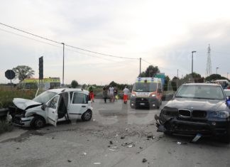 Incidente in via Marabina, due i feriti di cui uno in gravi condizioni