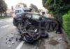 Incidente auto-moto sulla provinciale a Lugo. Motociclista ferito gravemente
