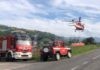 Incendio fra San Cassiano e San Martino in Gattara: fiamme alimentate dal vento