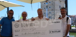 Darsena del Sale: consegna assegno per la ricostruzione del Parco della Salina di Cervia