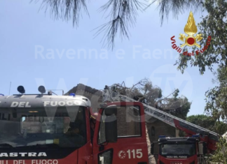 Finalmente estinto l’incendio tra San Cassiano e San Martino sulle colline di Brisighella