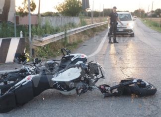 Sant’Antonio. Auto contro moto, 23enne motociclista grave al Bufalini