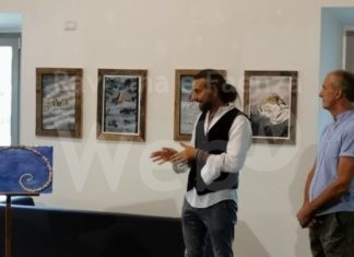 Donata un’opera post-contemporanea del ravennate Paolo Gambi al museo paleontologico di Cortina d’Ampezzo