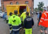 Bagnacavallo. Post alluvione, punto di ascolto mobile con il camper della Protezione civile