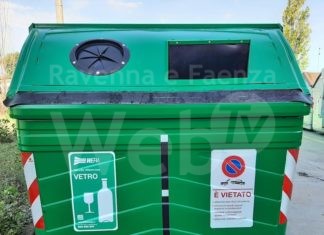 In arrivo ad Alfonsine nuovi contenitori più grandi per il conferimento del vetro