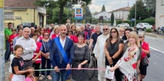 Inaugurato il percorso ciclopedonale lungo la strada provinciale 17 “San Bernardino” tra Fusignano e Maiano Monti