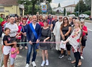 Inaugurato il percorso ciclopedonale lungo la strada provinciale 17 “San Bernardino” tra Fusignano e Maiano Monti