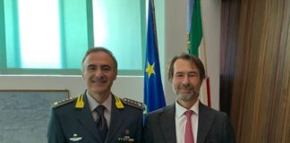 Camera di commercio: il Presidente Guberti dà il benvenuto al nuovo Comandante provinciale della Guardia di Finanza Leonardo Brandano