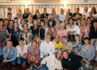 La grande renunion dei colleghi della Ferruzzi Finanziaria