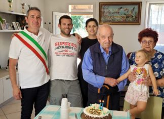 Fusignano: 102 candeline per Valter Agarici