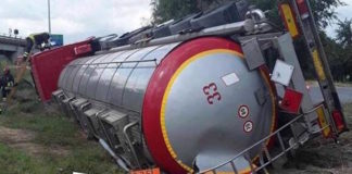 Ancisi (LpRa): “Preoccupazioni sull’autocisterna ribaltata. Targa di trasporto indica metanolo non alcol”