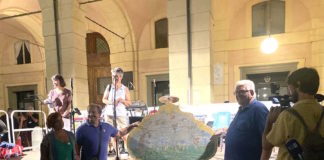 Bagnacavallo: ritorno dell’insegna del Bursôn sparita durante l’alluvione