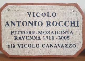 Vicolo San Biagio: installazione targhe toponomastiche intitolate ad Antonio Rocchi