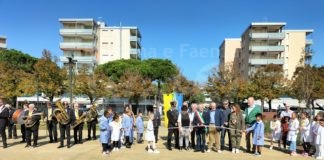 Inaugurata la Piazza Premi Nobel a Pinarella dopo il nuovo progetto di riqualificazione