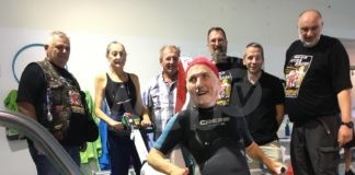 Donazione dei Winter Bikers all’ASD Disabili Faenza: nuovo sollevatore nella piscina comunale di Faenza