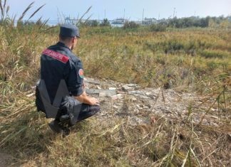 Sorpreso dai Carabinieri Forestali mentre scarica rifiuti lungo l’argine dei Fiumi Uniti