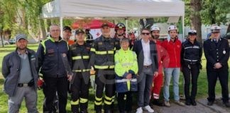 Una giornata in piazza con la Protezione civile