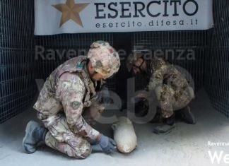 Ordigno bellico a Lugo: intervento del Genio Guastatori per il disinnesco della bomba