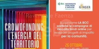 “Crowdfunding: l’energia del territorio”: corso gratuito per le associazioni del Terzo Settore
