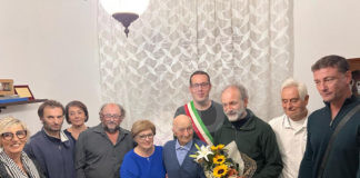 Festeggiati a Glorie i 100 anni di Aldo Casadio