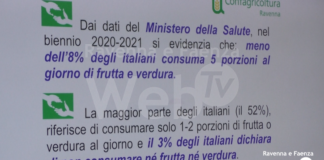 Al via progetto nutrizionale per contrastare lo scarso consumo di frutta e verdura