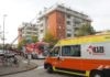 Incendio in un palazzo di via Comandini