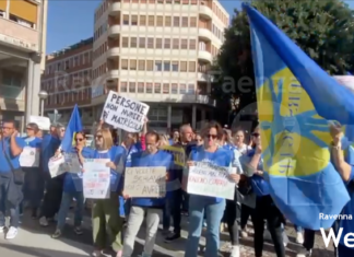 Pronta disponibilità: protesta del sindacato Nursing Up davanti alla sede dell’Ausl Romanga