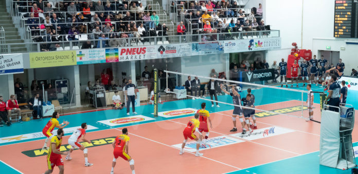 RAVENNA 8/12/22. VOLLEY PALLAVOLO. Consar RCM Ravenna - Conad Reggio Emilia 3-1.