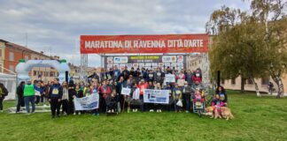 50 atleti della cooperativa La Pieve hanno tagliato il traguardo di Correndo senza Frontiere, durante la Maratona di Ravenna