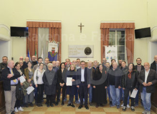 Cerimonia di ringraziamento dei dipendenti pubblici di tutti i Settori, impegnati nell’alluvione