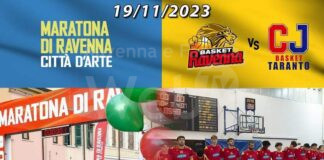Basket Ravenna: Con il pettorale della Maratona di Ravenna, domenica Ravenna-Taranto a prezzo scontato.