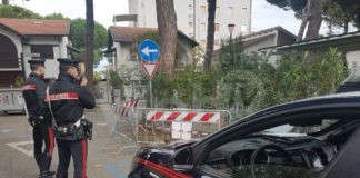Milano Marittima. I Carabinieri intervengono per recuperare un ordigno della seconda guerra mondiale