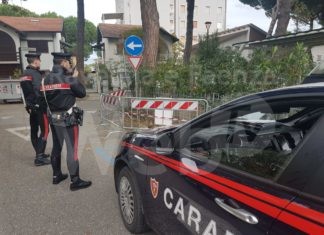 Milano Marittima. I Carabinieri intervengono per recuperare un ordigno della seconda guerra mondiale
