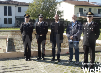 Nuova caserma dei Carabinieri a Sant’Agata sul Santerno. Posata oggi la prima pietra