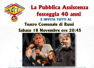 La Pubblica Assistenza di Russi festeggia 40 anni