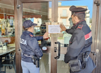 Un altro bar chiuso per 15 giorni perché considerato un pericolo per la sicurezza pubblica