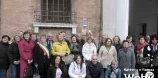 Inaugurata la mattonella “I Fiori di Ravenna – Ravenna Città Amica delle Donne” in Prefettura a Ravenna