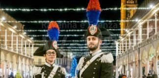 Faenza, i Carabinieri in centro città in «Grande uniforme storica»